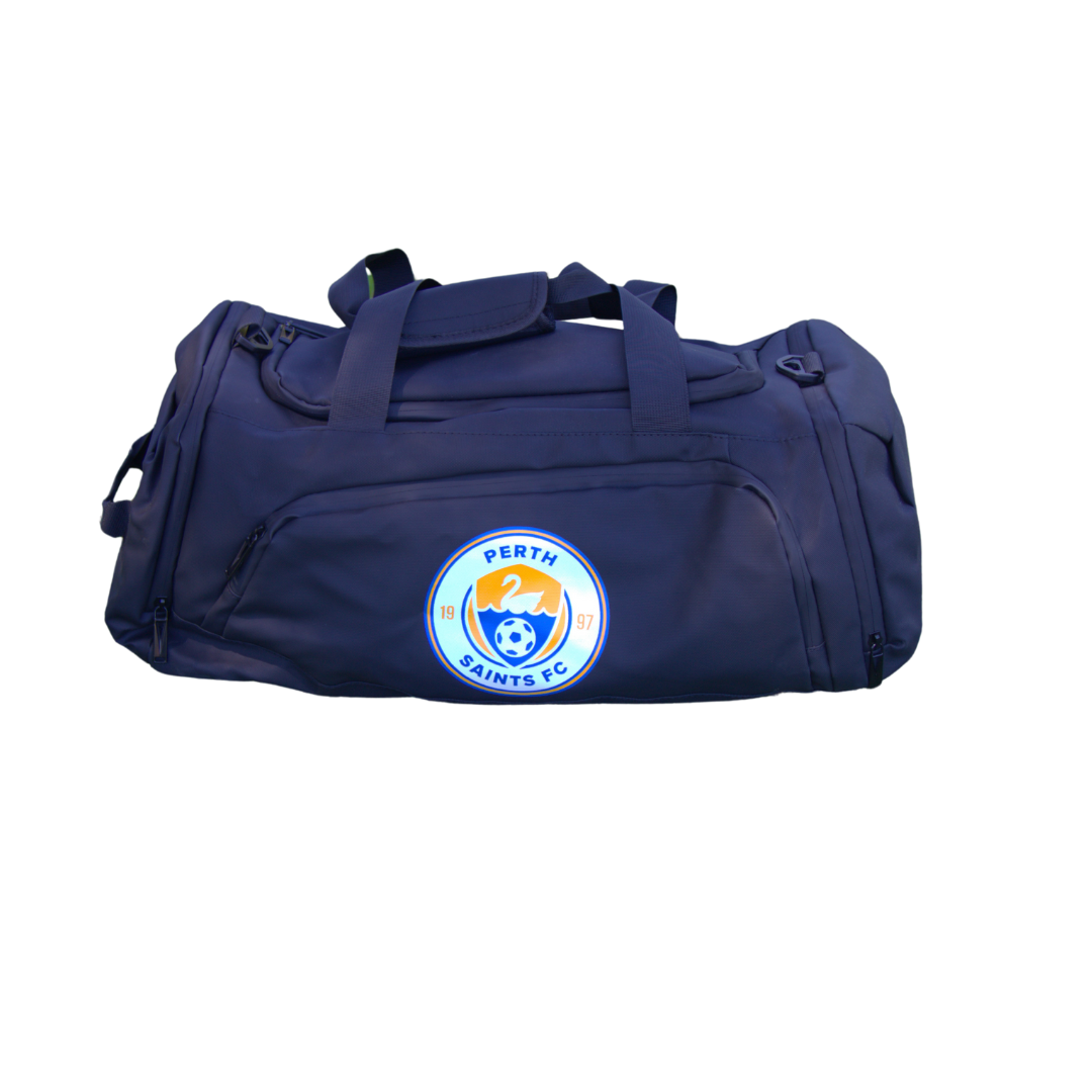 Black Waterproof Sports Duffle Bag